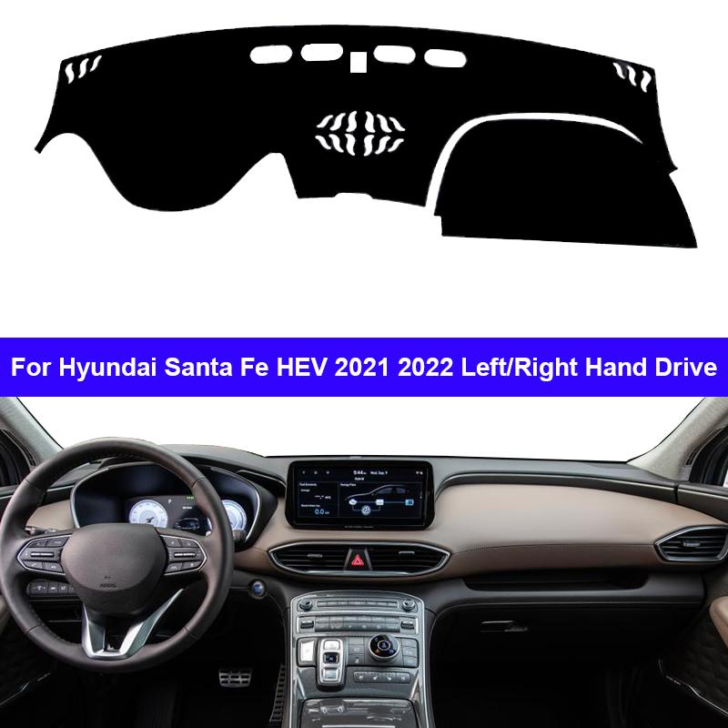 Car Auto Dashboard Cover DashMat Carpet Cape For Hyundai Santa Fe HEV 2026 2026 Protector Rug Cushion Anti-UV Block Sun Ray