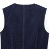 Kaslead New Arrival Women's Fashion Style Fashion Silm Round Neck Denim Sleeveless Vest 126515500