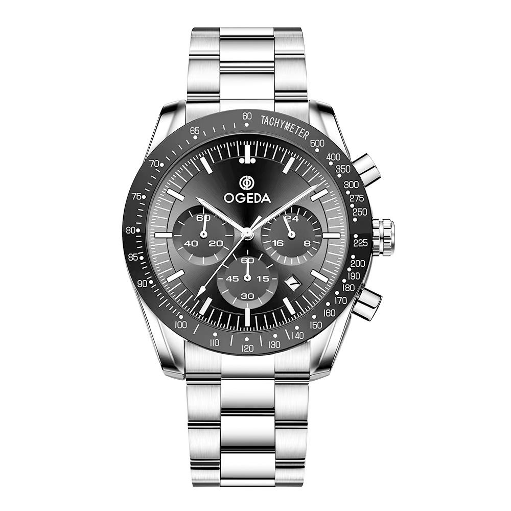 BENYAR New Moon Luxury Quartz Chronograph Men Watches Sports Waterproof Automatic Watch For Men Luminous Clock Reloj Hombre