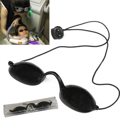 Schwarze schützende Augenklappe Laserlicht Brille Schutzbrille IPL Beauty Clinic