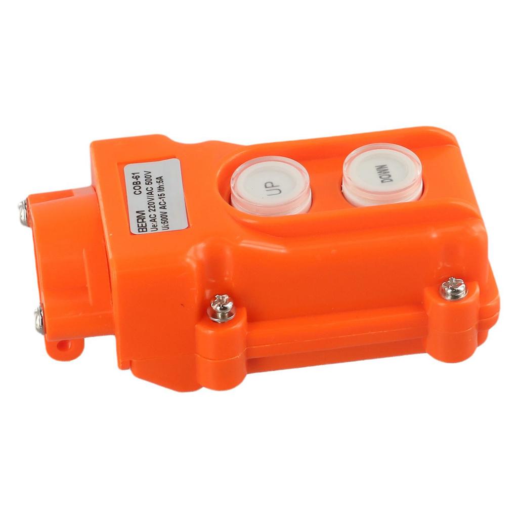 2 Way Control Switch Crane Push Button Switch Harsh Conditions Connection Sleeve 12 Cm Weatherproof Crane Switch