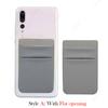 Mobile Phone Card Holders Phone Wallet Stick On Card Holder for Phone Case Adhesive Sticker Cell Phone Wallet Credit Cardholder