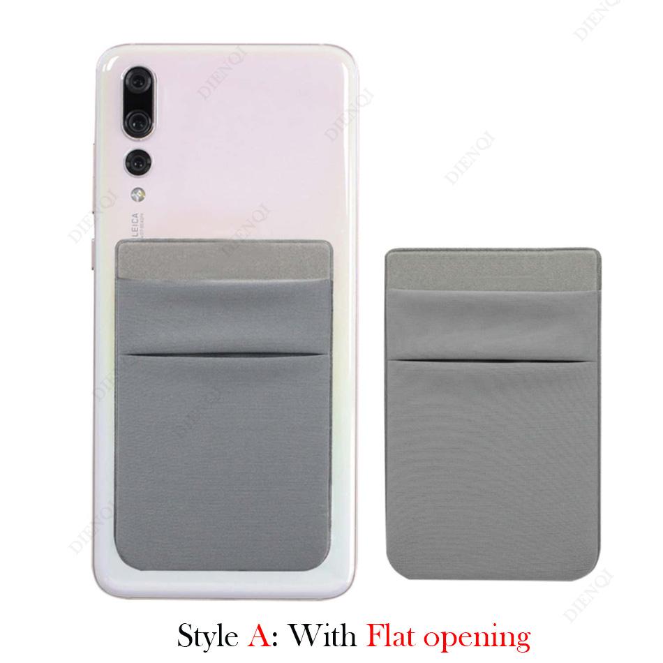 Mobile Phone Card Holders Phone Wallet Stick On Card Holder for Phone Case Adhesive Sticker Cell Phone Wallet Credit Cardholder