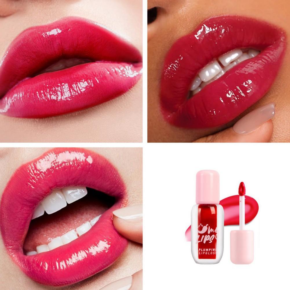 Plumping Lip Gloss Chili Pepper Extract Hydrating & Smoothing Lip Gloss