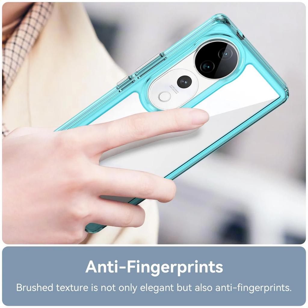 Phone Case For Phone Case For Vivo V40 5g,Clear Transparent Phone Case Cover For Vivo V40 5g
