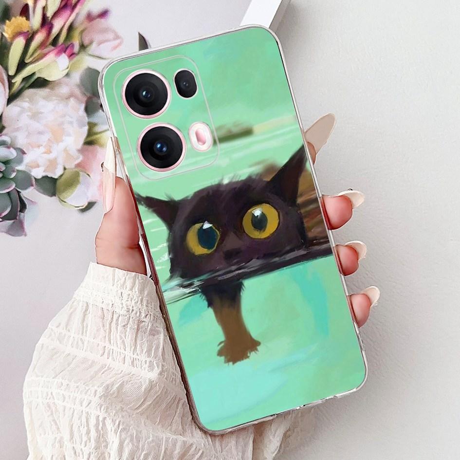 For OPPO Reno13 Pro 5G Case CPH2697 Fashion Flower Butterfly Soft Silicone Phone Cover For OPPO Reno 13 CPH2689 Reno13Pro Bumper