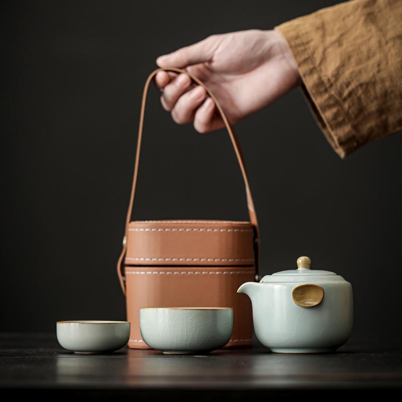 Travel Tea Set Portable Outdoor Camping Companion Quick Cup