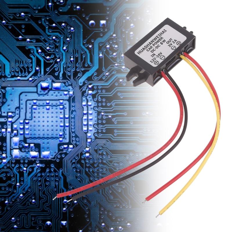 Buckk Converters 12V 24V to 3V 2A Voltages Stabilizers Regulator Automatic Buckk Step-down Powers Module