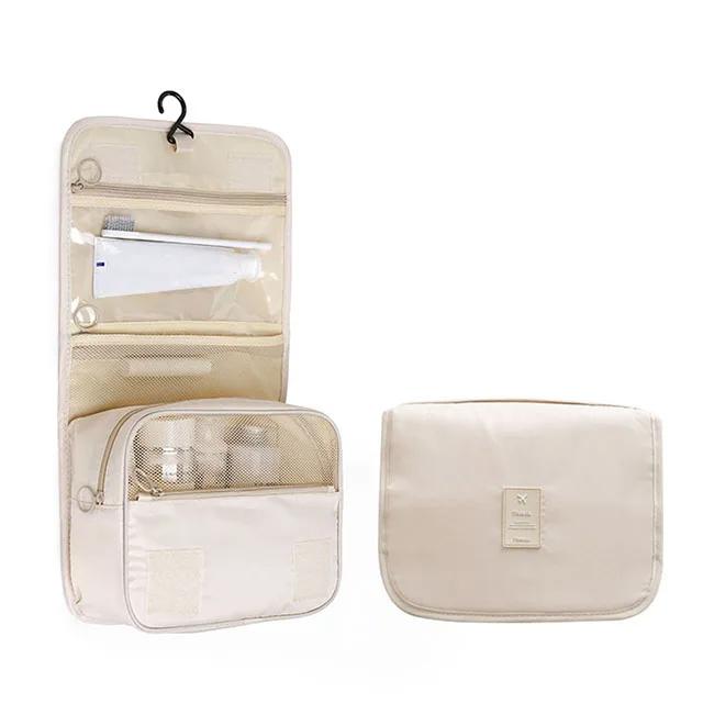 Travel Makeup Bag Waterproof Toiletries Organizer High Quality Women Neceser Bathroom Hook Wash Pouch Hook Makeup Storage Bag