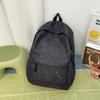 Schoolbag Korean version lightweight casual backpack men's tie-dye printing large-capacity schoolbag women's junior high school student travel 