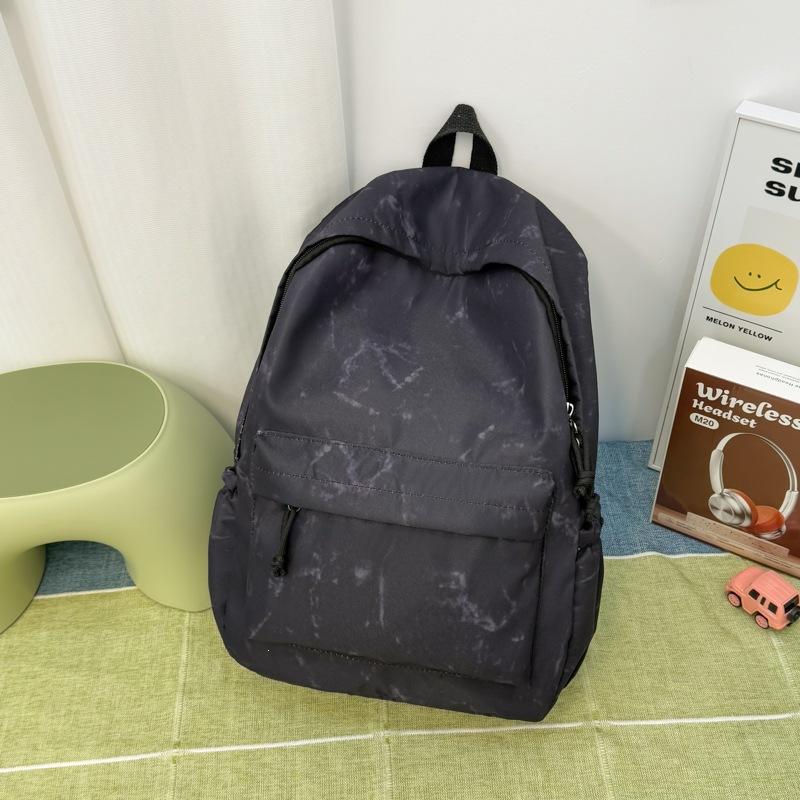 Schoolbag Korean version lightweight casual backpack men's tie-dye printing large-capacity schoolbag women's junior high school student travel
