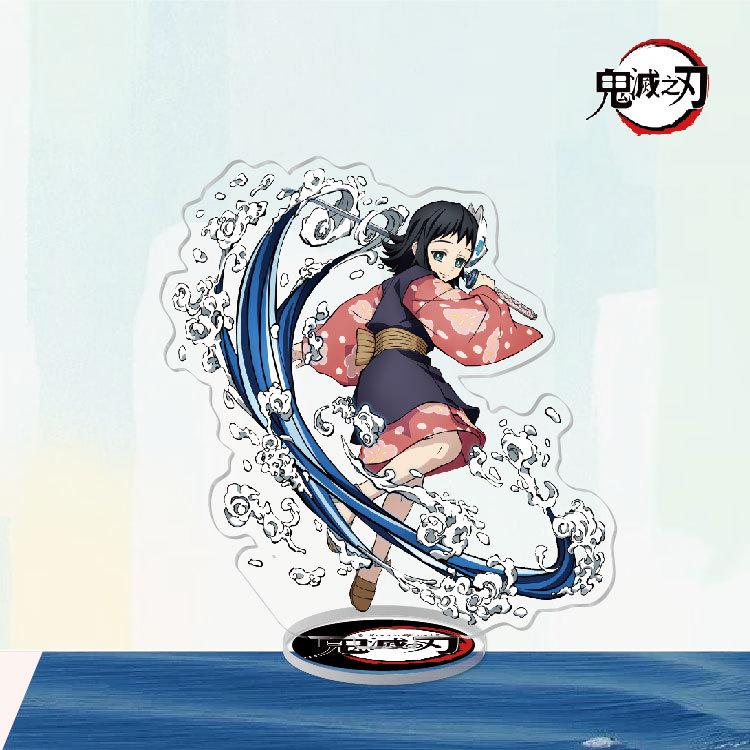 Game Anime Demon Slayer Blade Tanjiro Acrylic Cosplay Character Stand Acrylic Figure Stand Painted Desk Decor Ornament Gift