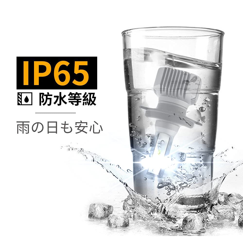 EAT-FAN ALS-S1G-H811 LED Headlight, S1G Series, Compatible with H8/H11, 40W, 9000lm, Fanless, White