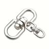 Durable Waterproof Stainless Steel 304/316 Double-Ended Swivel Shackle Eye Hook 8-Shaped Ring Connector Dog Leash Hanging