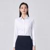 Teluoman Women's Long-Sleeve Non-Iron Business Shirt