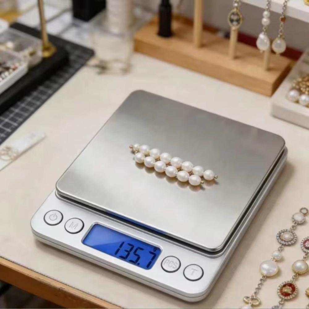 LCD Display Digital Kitchen Scale 3000g Capacity Portable Jewelry Scale For Cooking Ingredients