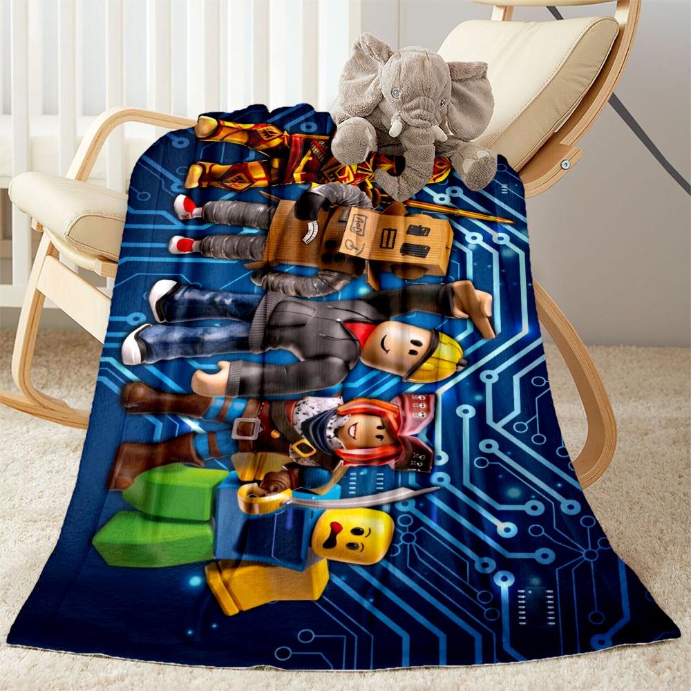 Roblox Street Style Avatars Blanket Durable Comfort Suitable For Picnics Office Sofa For All Seasons Playful Design