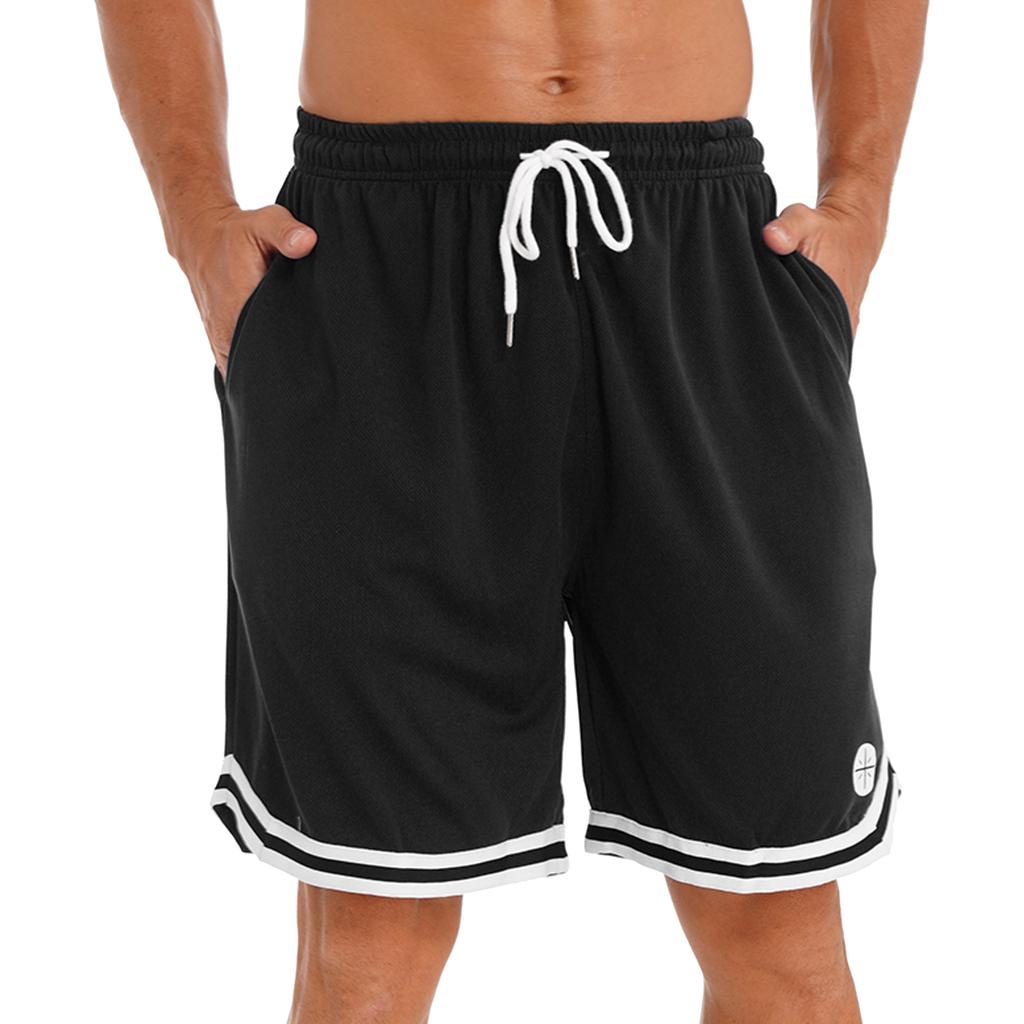 Short de Sport pour hommes, ceinture élastique, cordon de serrage, séchage rapide, décontracté, basket-ball, Football, short de Sport