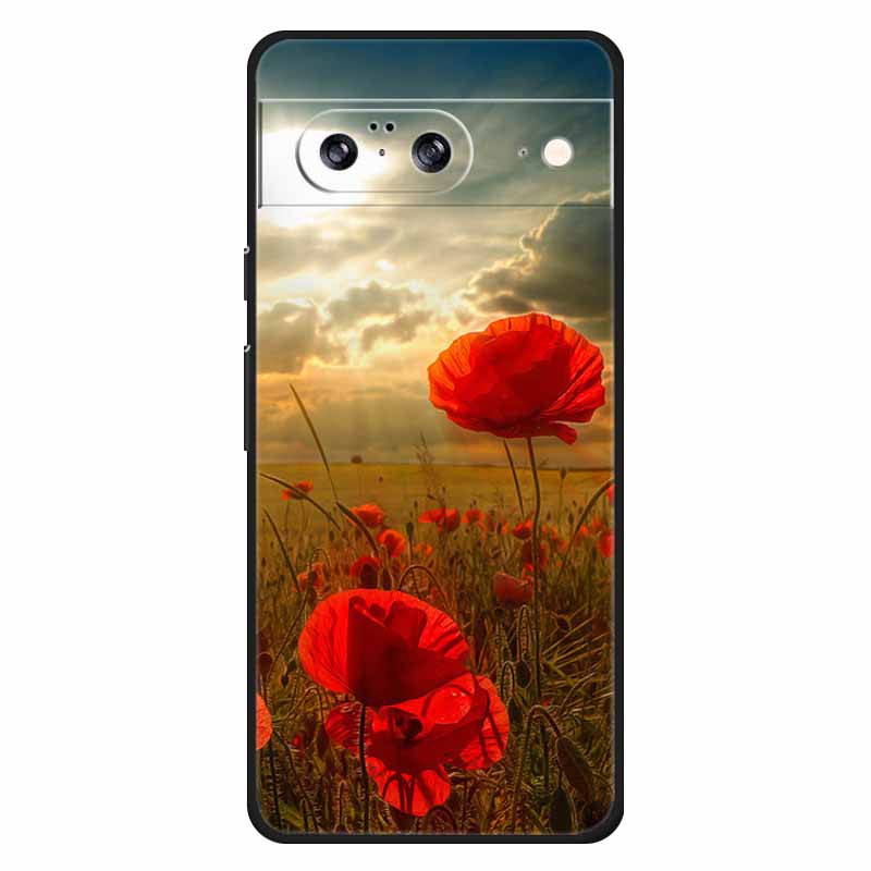 Für Google Pixel 8 / 8pro Hülle Weiches Silikon Löwe Eule Luxuriöse Rückabdeckungen Für Google Pixel 8 Pro Hüllen Pixel8 Cartoon Schalen