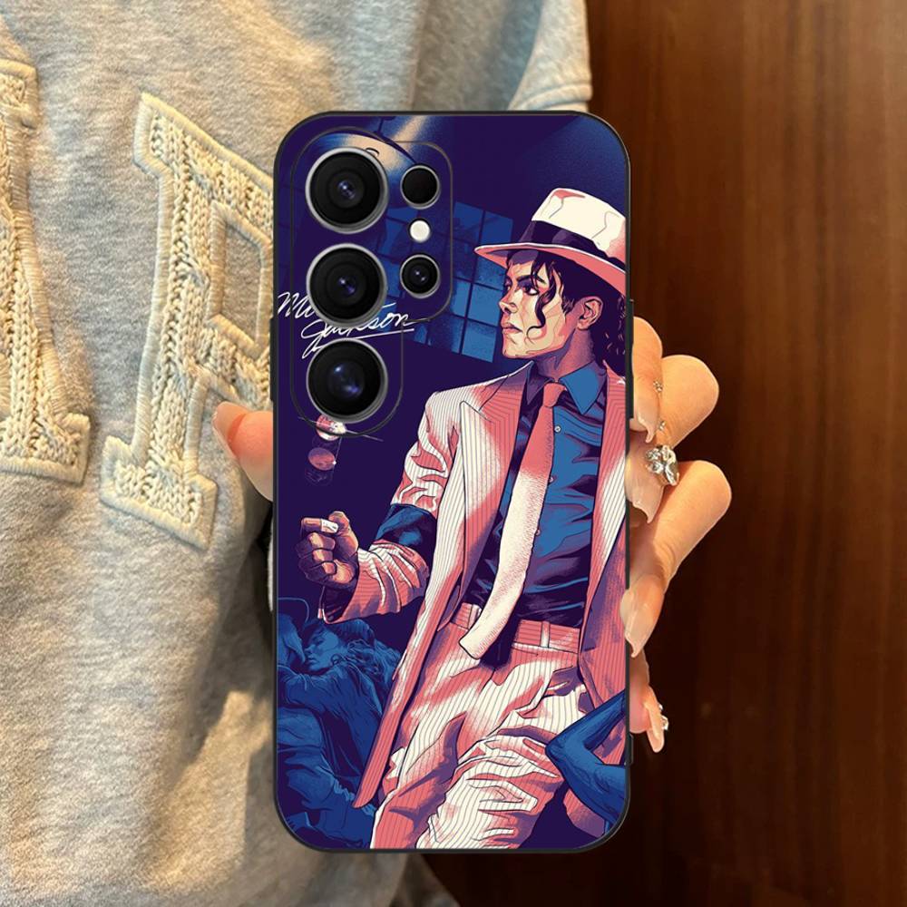Pop Singer Michael Jackson Phone Case For Samsung S 24 Fe 25 Ultra Plus 20 Lite 21 30 22 23 24 22 Ultra 5G Fundas