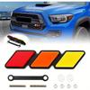 For Tacoma 4Runner Turanda Sekua Rav4 Hailand Three-Color Metal Front Grille Emblem Logo Fashion Logo Design Car Accessories