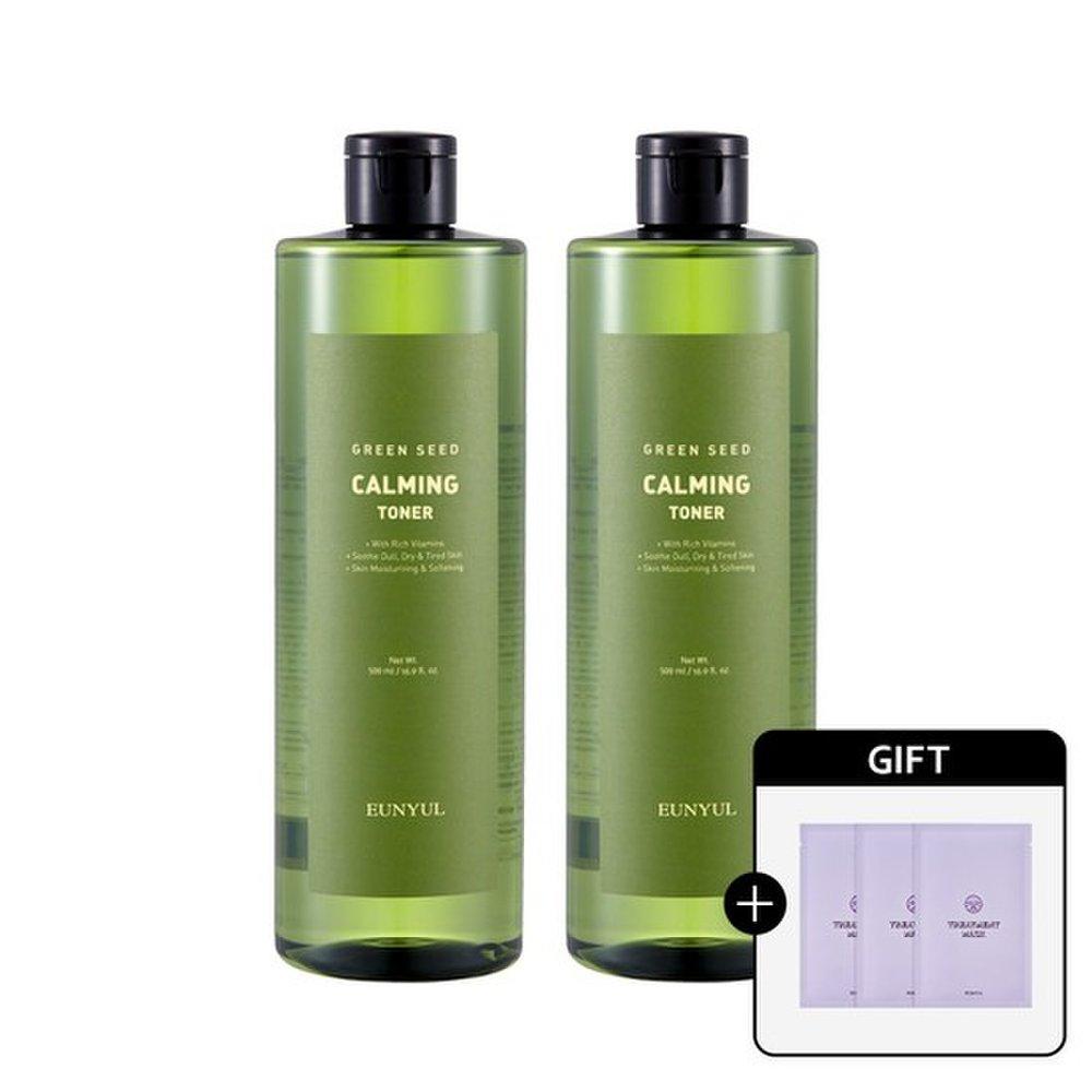 

Green Seed Therapy Calming Toner 500ml x 2 / Cloud Mask Pack x 3