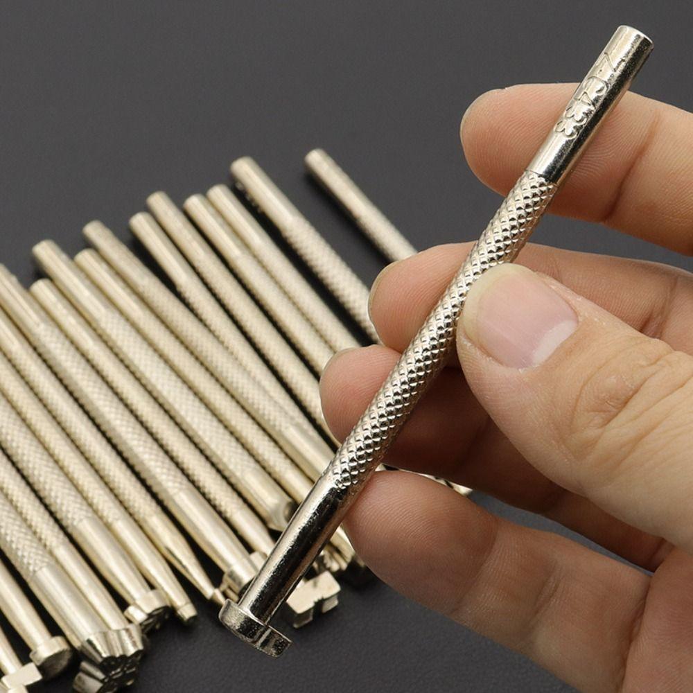 20Pcs Multiple Patterns Leather Printing Stamp Pattern Carved Carving Tool  Hand Working