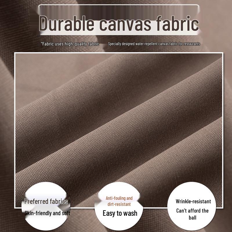 Waterproof Canvas Apron with Custom Logo Printing for Catering and Supermarket Use