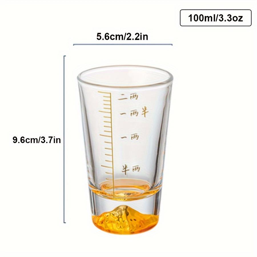 

1 шт/6 шт. Горные стаканы для шотов, маленькие винные стаканы, китайские стаканы для байцзю для бара, паба, клуба, ресторана и домашнего использования, посуда для питья 6pcs