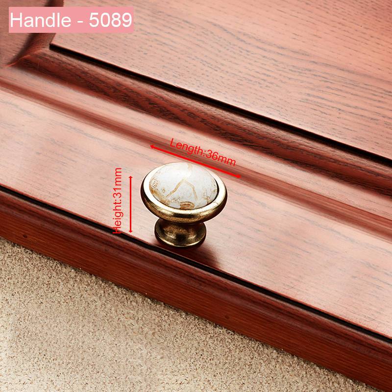 NAIERDI Marble Series Ceramic Cabinet Handles Zinc Alloy Cabinet Pulls Drawer Knobs Wardrobe Door Handles Furniture Handle