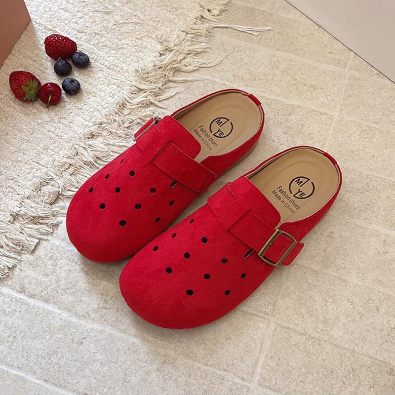 Fashion Shevalues 2025 Summer Women's Clogs Slippers With Adjustable Buckle Casual Outdoor Slides Soft Sole Comfortable Women's Sandals