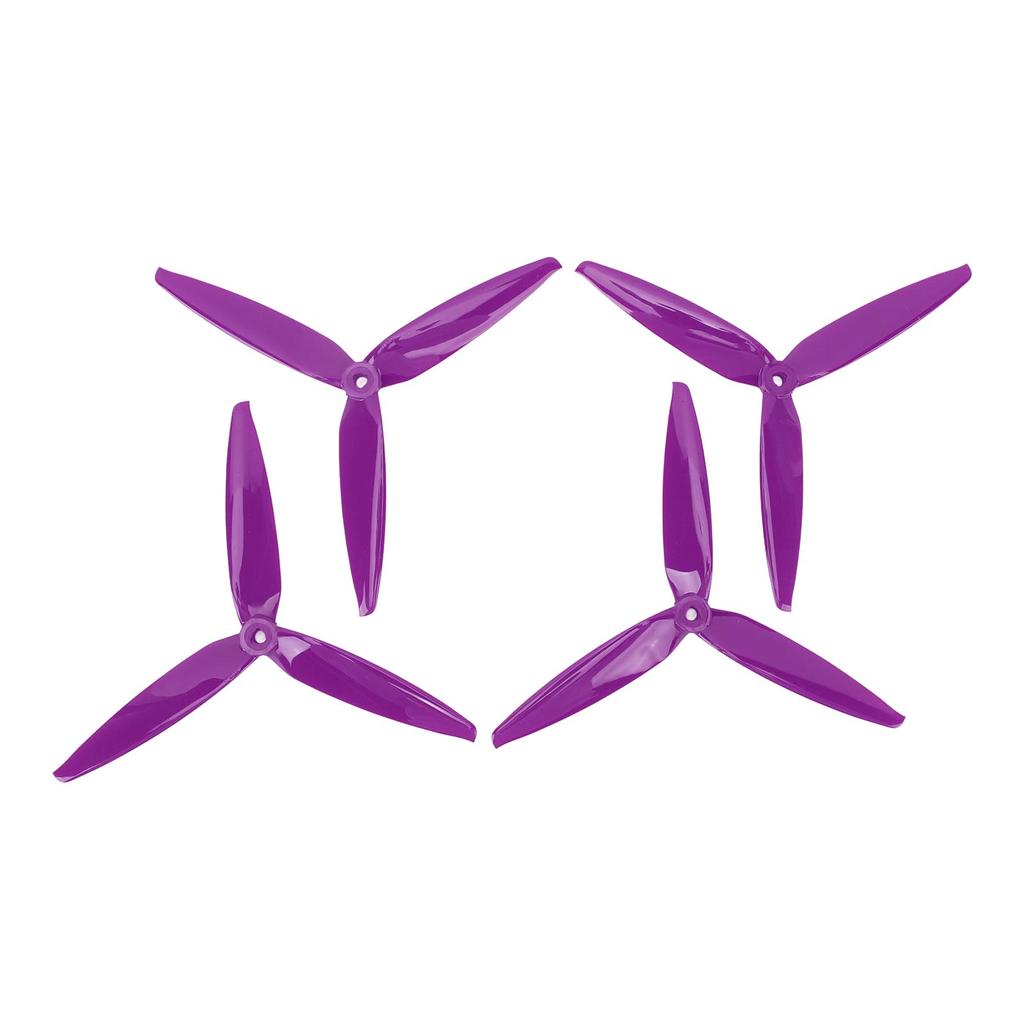 10 Pairs 7040 3 Blade Propeller Durable Polycarbonate Lightweight Replacement Tri Blade Propeller for 7inch 8inch FPV