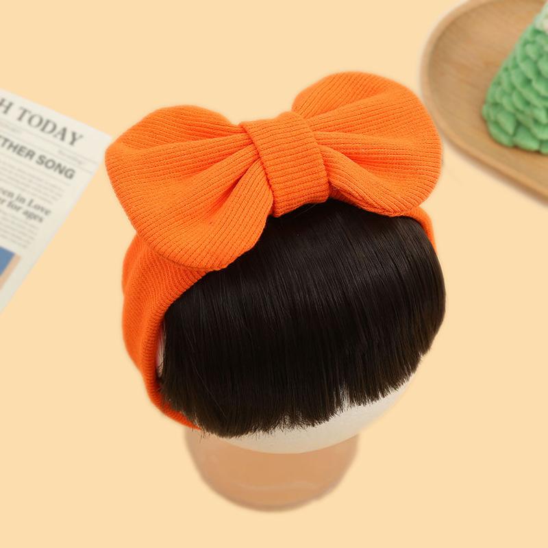 1Pcs Cute Bow Baby Girl Wig Hat Hairpiece Christmas Newborn Children Kids Girls Cosplay Headbands Year Hair Accessories