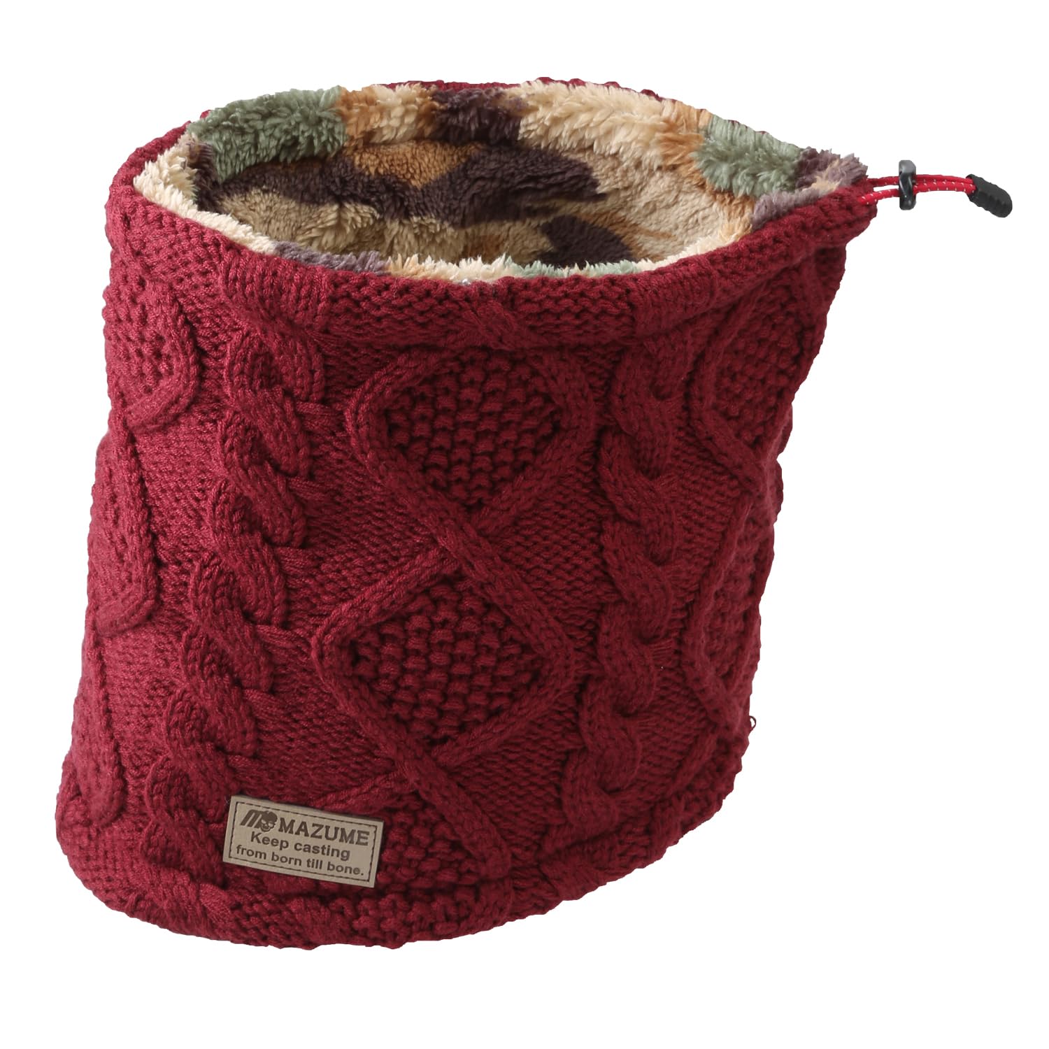 

Mazume Neck Warmer Burgundy MZCP-F748-06
