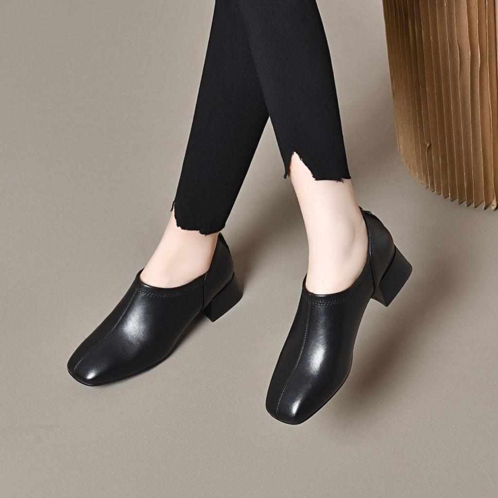 Botas Femininas Women Fashion Sweet Blue Comfort Ankle Boots Lady Classic Autumn & Winter High Heel Black Boots A9205