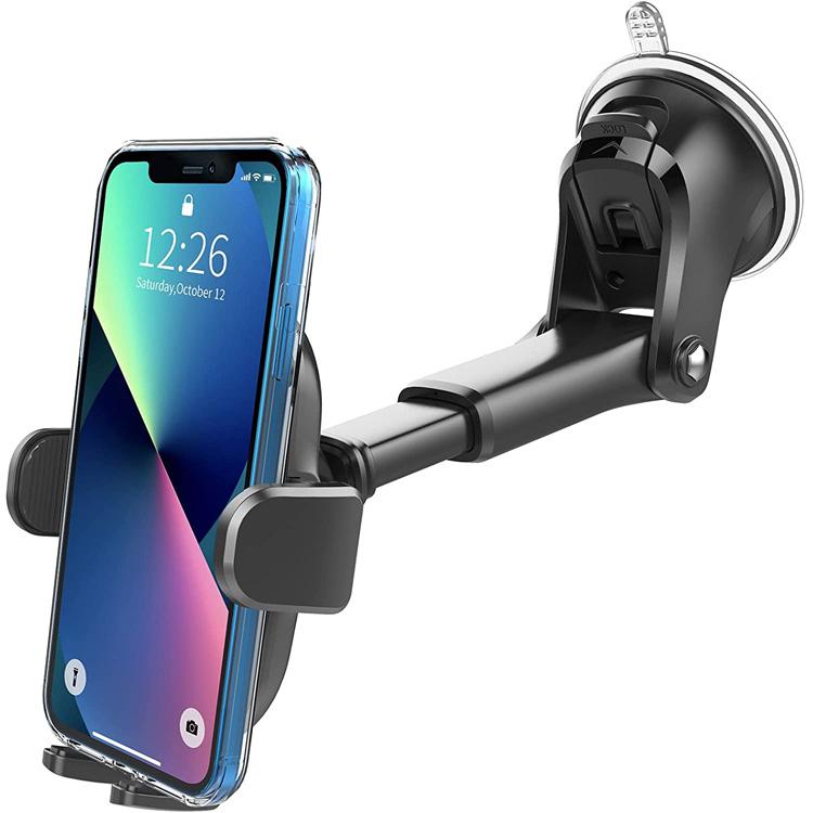 Universal Air Vent Phone Cradle Car Mount Phone Holders Stand Suction Cup for Windshield Dashboard Car Mobile Phone Holders Automatic clip чёрный