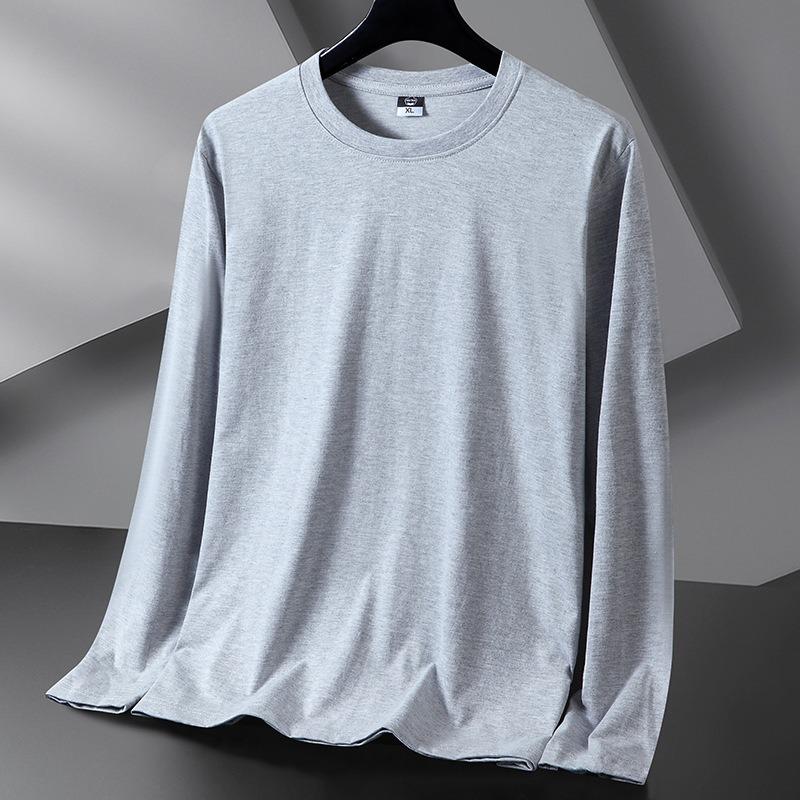 DICIFY Men's Fashion Long Sleeve Casual Autumn Winter O-Neck Blouses & Shirts