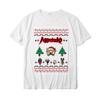 Aggretsuko Ugly Christmas Sweater Rage Short Sleeve Shirt Customized Tops Shirt Cotton Unisex T Shirts Customized Retro