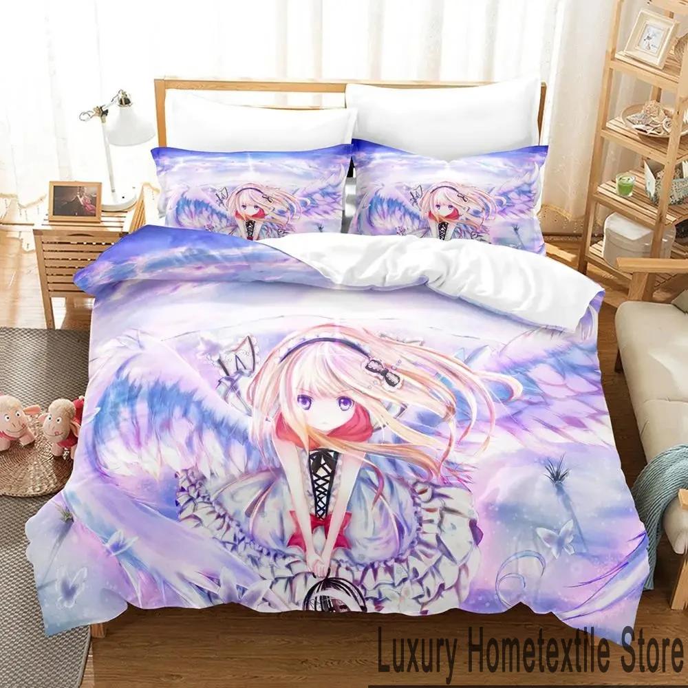 3D Print Guardian Angel Bedding Set Boys Girls Twin Queen King Size Duvet Cover Pillowcase Bed Boys Adult Home Textileextile