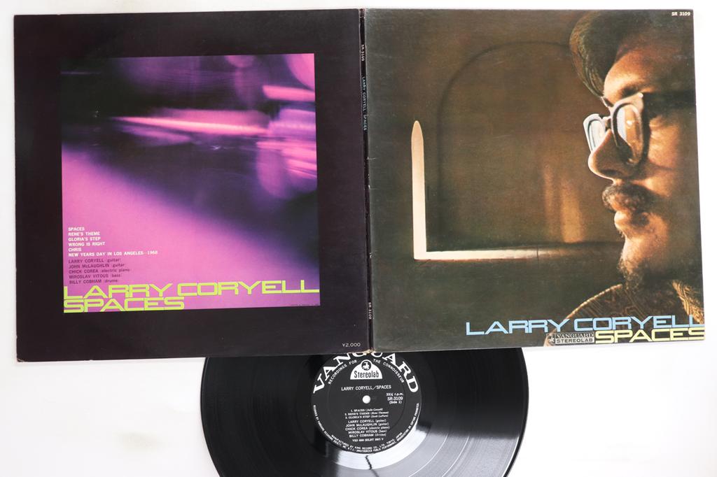 LP Record LARRY CORYELL - Spaces SR3109 VANGUARD 1970 Japan Jazz Used