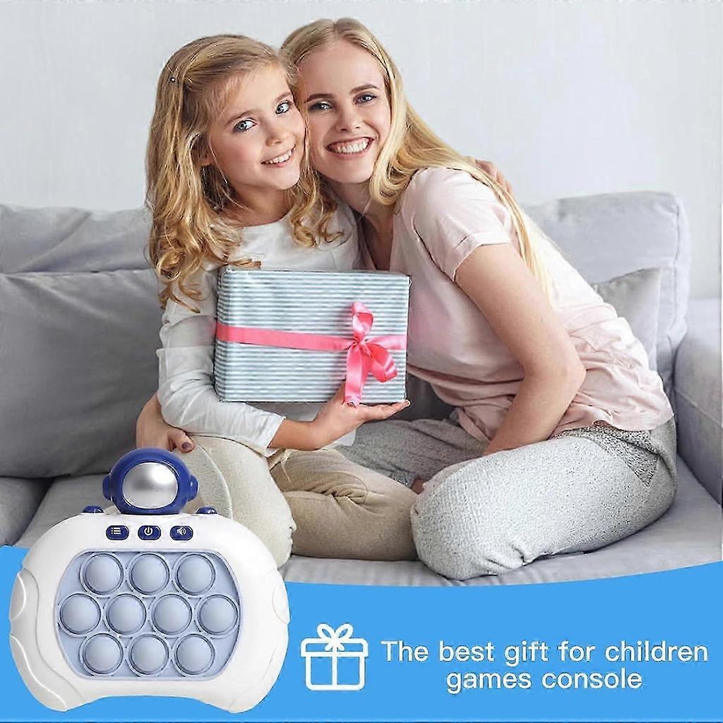 Astronaut Handheld Speed Push Game Machine: A Fun Multiplayer Game for Family, Sensory Fidget Toy Anti-Stress Plopper Toy Birthday Gifts for 6-12 Year