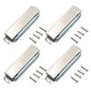 4Pcs Magnetic Door Catch Cupboard Door Magnets Heavy Duty 40KG Pull Balcony Door Magnetic Catches Stainless Steel Door Closer