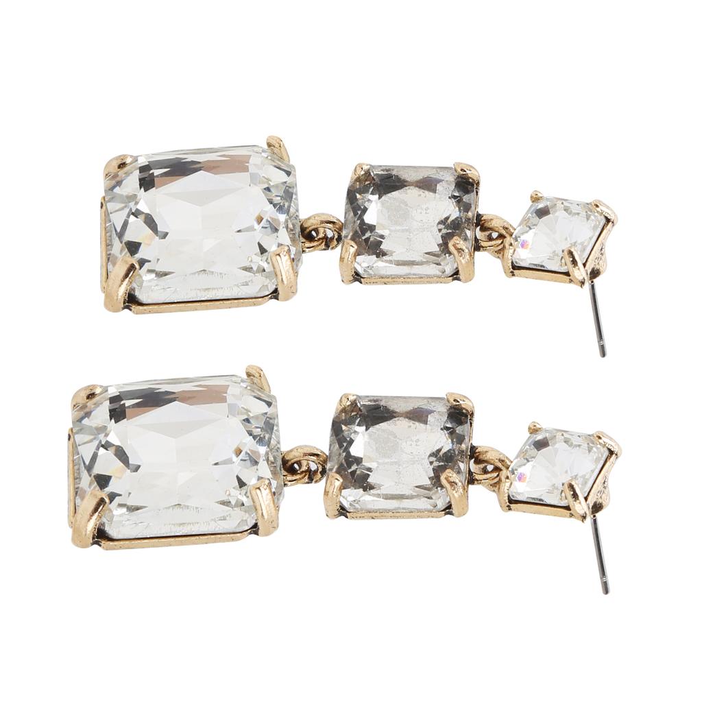 Exaggerated Geometric Earrings Fashion Alloy Ear Pendants Accessories for Girls Women
