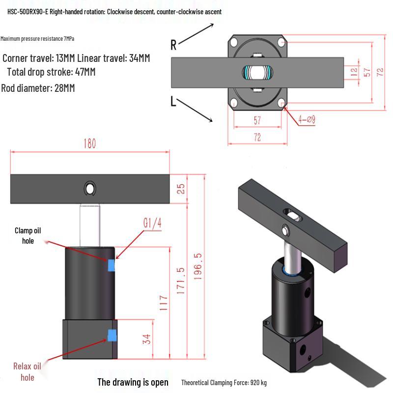 

Jun Ding Ying HSC Hydraulic Rotary Cylinder