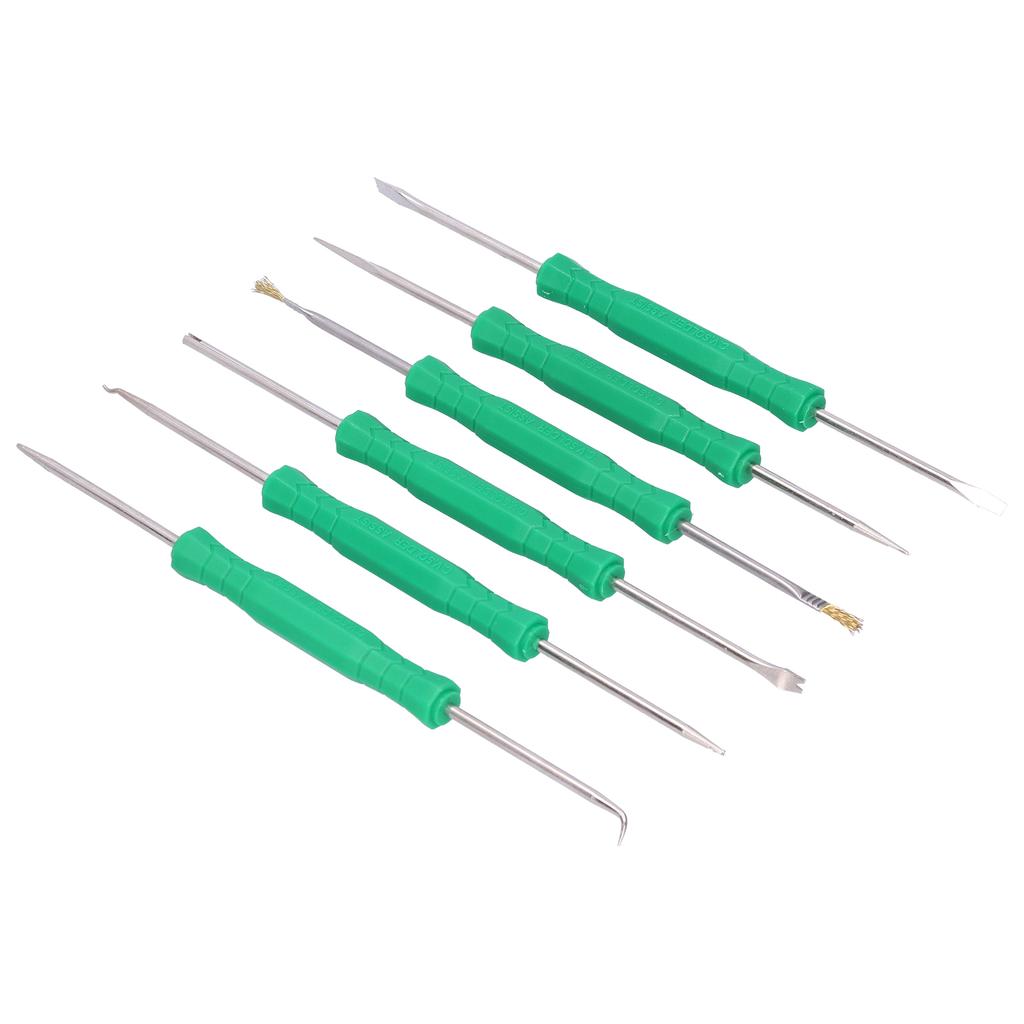 6pcs Professional Electronic Heat Assist Solder Welding Repair Tool Kit for PCB Clean