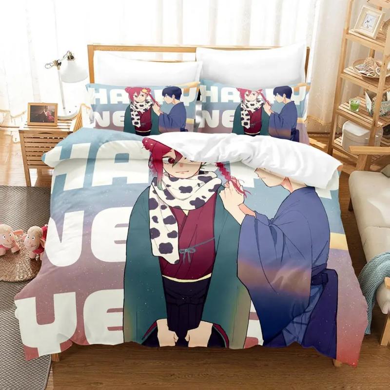 Anime Blue Lock Bedding Set Quilt Cover Pillowcase Cartoon Decor Bed Spead Bedroom Duvet Cover Bedding Suit Kids Birthday Gift