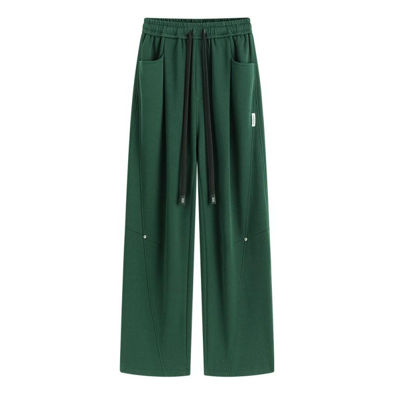 Mens Loose Straight Leg Sweatpants Fashion Embroidered Casual Sports Pants Size