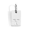 CARLIDANA Minimalist Letter Initial Jewelry Women Stainless Steel Gold Plated Rectangle Silver Color Alphabet Pendant Charm
