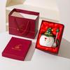 Caneca de Cerâmica Papai Noel com Colher