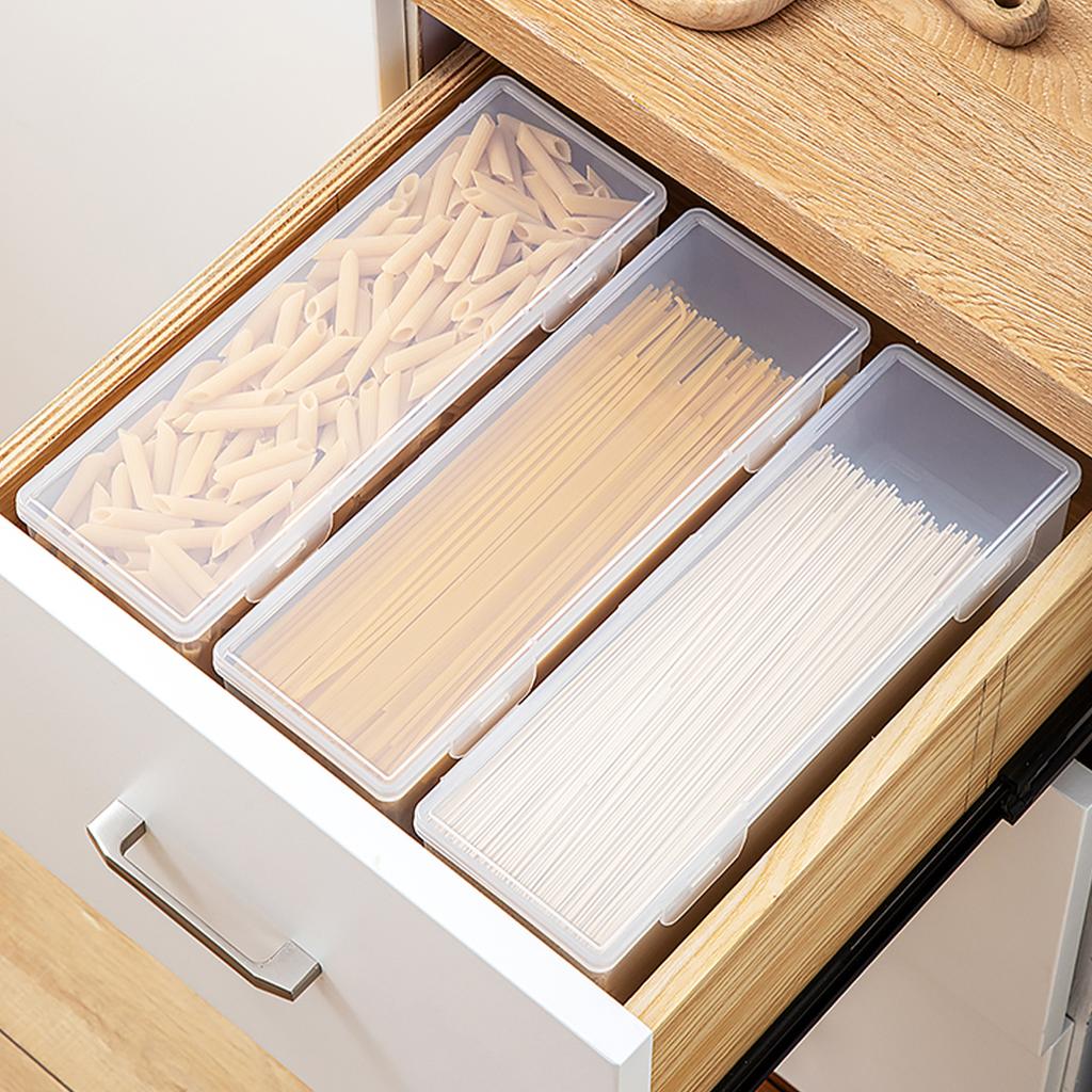 WORTHBUY Lebensmittel-Aufbewahrungsbox mit großer Kapazität, Getreide-Nudeln, Aufbewahrungsbehälter, Küchenkühlschrank, versiegelte Frischhaltebox